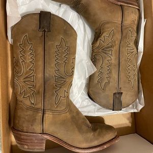 Ladies Peanut Brittle Square Toe Cowboy Boot